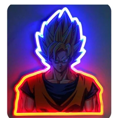 Afbeelding van Teknofun Dragon Ball Z Goku Wandlamp 30 cm hoog