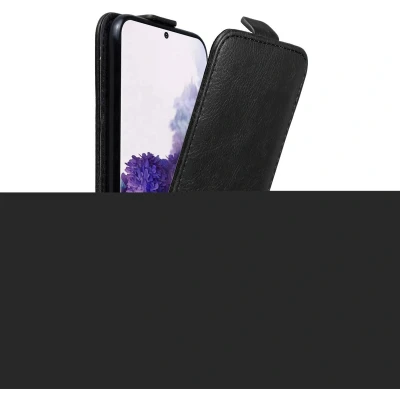 Afbeelding van Cadorabo Hoesje geschikt voor Samsung Galaxy S20 in ZWARTE NACHT Beschermhoes flip design Case Cover met magnetische sluiting