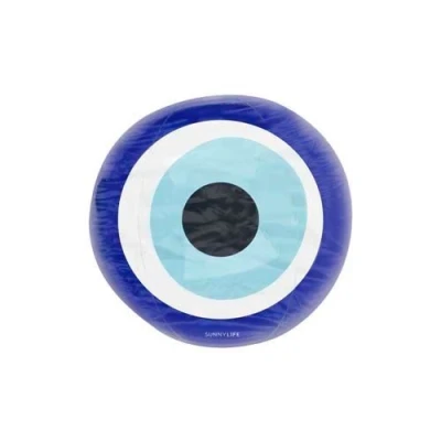 Afbeelding van Sunnylife Inflatable Games Strandbal Greek Eye Kunststof Blauw