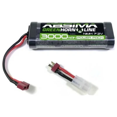 Afbeelding van Absima NiMH accupack 7.2 V 3000 mAh Softcase Tamiya