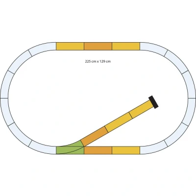 Afbeelding van G Piko rails 35301 Uitbreidingsset 1 set(s)