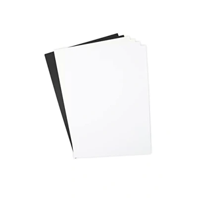 Afbeelding van Sizzix Surfacez Cardstock A4 Black/Ivory/White 60pcs