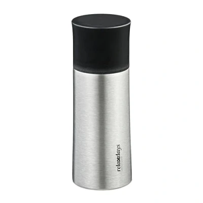 Afbeelding van Relaxdays Thermosfles met drinkbeker 300 ml isoleerfles warm en koud lekdicht