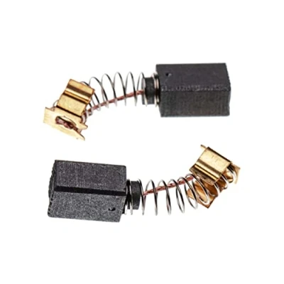 Afbeelding van vhbw Set van 2 koolborstels voor motor met schurende houtskool, 6 x 9 12 mm, vervanging Makita 191962 4, CB 419 elektrisch gereedschap