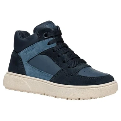 Afbeelding van Geox Sneakers laag voor kinderen, Maat: 33, Azul Leer en textiel