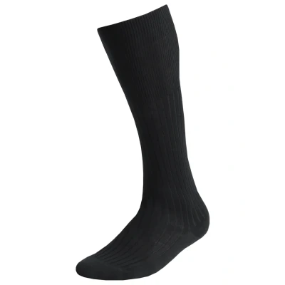 Afbeelding van Falke Bristol PURE Kneehigh Business &amp; Casual Kniekousen, Heren, Maat: 45 46, Dark navy