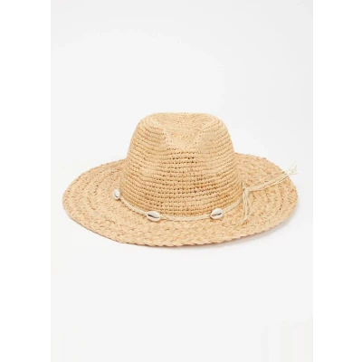 Afbeelding van Barts dames Alora hoed van stro in de kleur Beige, maat: S