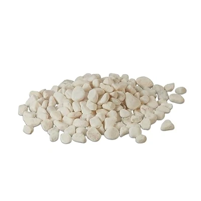 Afbeelding van Relaxdays witte kiezelstenen decoratieve stenen 15 25 mm sierstenen 5 kg marmer