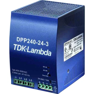 Afbeelding van TDK Lambda DPP240 24 3 DIN rail netvoeding V/DC 10 A 240 W Aantal uitgangen: 1 x Inhoud: stuk(s)