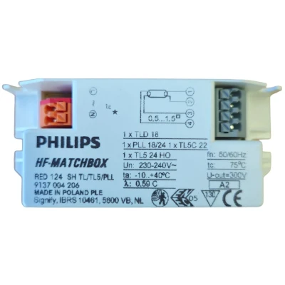 Afbeelding van Philips HF M RED 124 SH TL/TL5/PL L 230 240V (VSA)