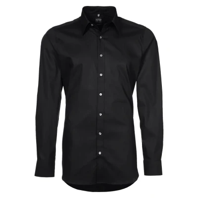 Afbeelding van Olymp Business hemd lange mouw Zwart Level Five 706064/68 Maat 45