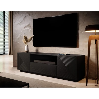 Afbeelding van TV Meubel Ultra modern Design zwart 167cm