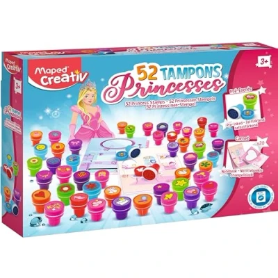 Afbeelding van Maped Creativ set met 52 stempels Prinsessen