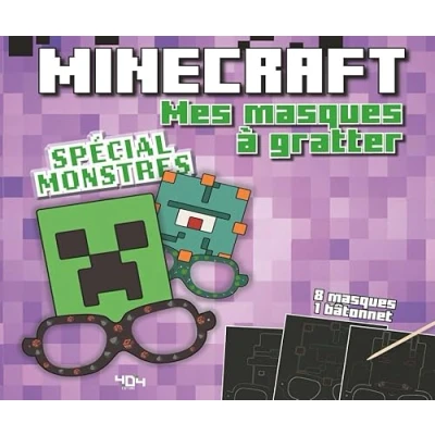 Afbeelding van MINECRAFT POCHETTES DE MASQUES A GRATTER SPECIAL MONSTRES