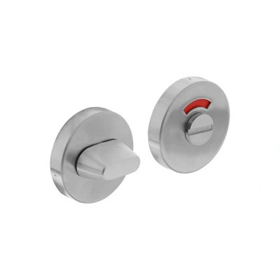 Afbeelding van Intersteel WC sluiting rond, Roestvast staal 53x8 mm, met indicator
