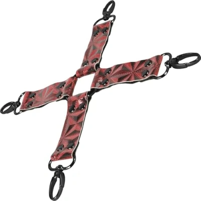 Afbeelding van BEGME RED EDITION Hog Tie Vegan Leather BDSM Accessories Fetish Extreme Bondage