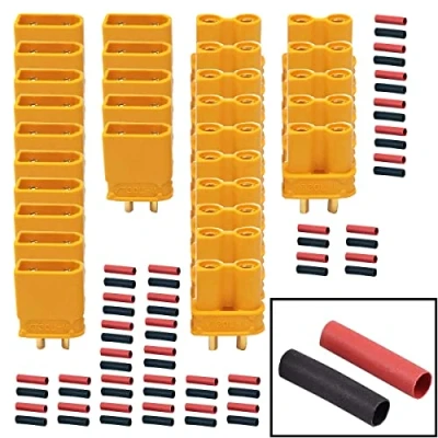 Afbeelding van HUAZIZ 15 paar XT30 connectoren, XT30U batterijconnectoren, stuks mannelijke en vrouwelijke bullet voor RC Lipo batterij