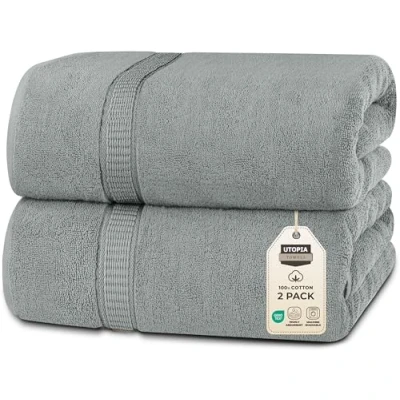 Afbeelding van Utopia Towels Badhanddoek (koel grijs)