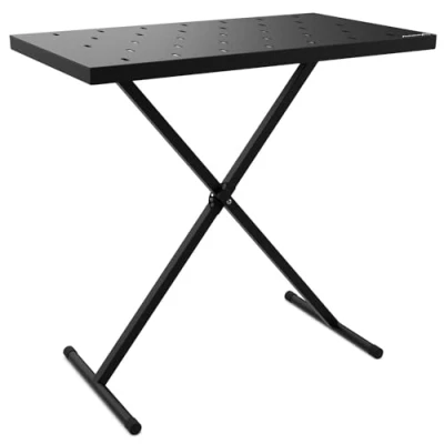 Afbeelding van Audibax Onyx 200 multifunctionele standaard voor piano of toetsenbord, midi controller, DJ mixer percussie, laptoptafel en rack synthesizers, in hoogte verstelbaar
