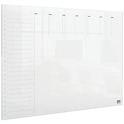 Afbeelding van Weekplanner Nobo transparant acryl A3