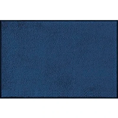 Afbeelding van Wash+Dry Marineblauw tapijt 60 x 90 cm, blauw