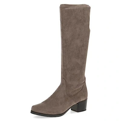 Afbeelding van Caprice Laarzen, Dames, Maat: 36, Cafe stretch Textiel