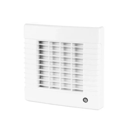 Afbeelding van Badkamerventilator Ø 100 mm Louvre met timer en vochtsensor wit