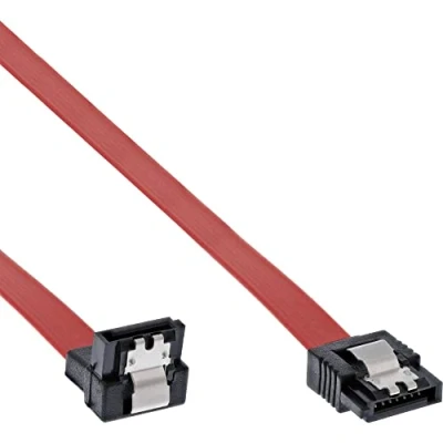 Afbeelding van InLine SATA verbindingskabel schuin 0,7m, Interne kabel (PC)