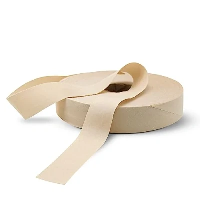 Afbeelding van DOJA Barcelona Biaisband, beige, 1 rol, biasband, 100 m, breedte 20 mm, beige polyesterband, metergoed voor naaiband, naaigarieband, korte biasband