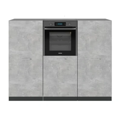 Afbeelding van Vicco Keukenblok R Line, Beton/antraciet, 180 cm zonder werkblad