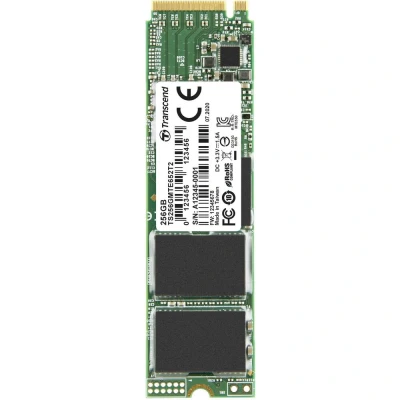 Afbeelding van Transcend MTE652T2 256 GB NVMe/PCIe M.2 SSD 2280 harde schijf PCIe NVMe 3.0 x4 Industrial TS256GMTE652T2