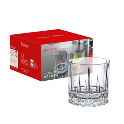 Afbeelding van Spiegelau &amp; Nachtmann, 4 delige whiskyset, Single Old Fashioned glas, 270 ml, kristalglas, Perfect Serve, 4500177