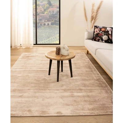 Afbeelding van Viscose Vloerkleed Glamour Beige 120x170 Cm