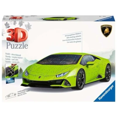 Afbeelding van Ravensburger 3D Puzzel Lamborghini Huracan Evo Groen 108 Stukjes