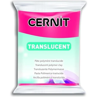 Afbeelding van Cernit klei transparant Ruby nr.474 56gr