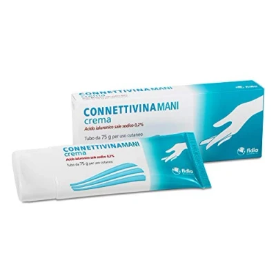 Afbeelding van Connettivina Farmaceutische crème Fidia Handen, tube van 75 g, op basis hyaluronzuur, natriumzout 0,2%