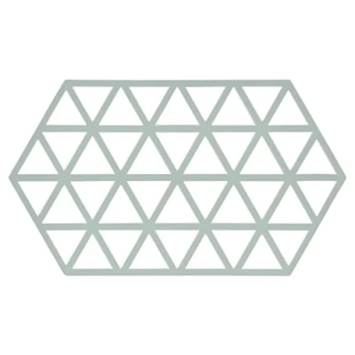 Afbeelding van Zone Triangles Onderzetter 24 Cm Lichtgrijs