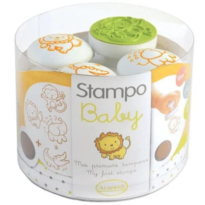 Afbeelding van Aladine stempels baby savanne 4st