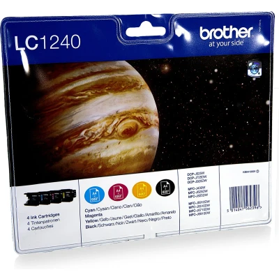 Afbeelding van Brother LC 1240VALBP Inktcartridge Zwart / Cyaan Magenta Geel
