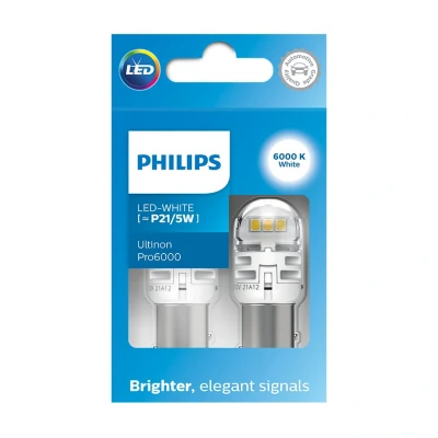 Afbeelding van Philips P21/5W LED Retrofit Wit BAY15d 12V 2 Stuks