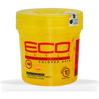Afbeelding van ECO STYLE STYLING GEL COLOR YELLOW 16OZ