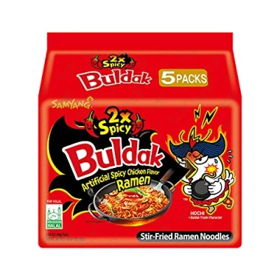 Afbeelding van Samyang Hot Chicken Flavor Ramen Buldak 2x Spicy Noedels 2 x 140 gram
