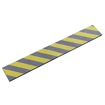 Image de 2 mousses de protection droites noires et jaunes pour voiture 100 cm mottez a096s2ja