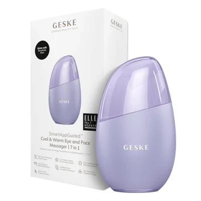 Afbeelding van GESKE Cool &amp; Warm Eye Face Massager 7 in 1 Multi Action Gezicht en hals Koelen opwarmen zonder batterij Verstevigt, ontspant leegloopt de huid T zone vorm