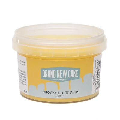 Afbeelding van BrandNewCake Chocex Dip &#039;n Drip Geel 270g
