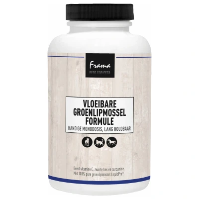 Afbeelding van Frama Best For Pets Groenlipmossel Vloeibaar 90 capsules