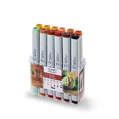 Afbeelding van Copic Marker Set Herfstkleuren 12 stuks