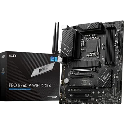 Afbeelding van MSI PRO B760 P WIFI DDR4 (LGA 1700, Intel B760, ATX), Moederbord