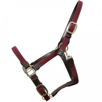 Afbeelding van Kentucky Halster Gevlochten Nylon Bordeaux Cob
