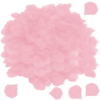 Afbeelding van OWLKELA 3000st Rozenblaadjes, Kunstmatige Roze Rozenblaadjes Bruiloft, Valentijnsdag, Middelpunt, Verjaardag, Romantische Sfeer